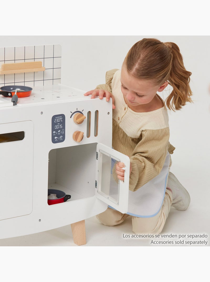 WOOMAX Cozinha de madeira de brinquedo estilo retrô N/D - Kiabi