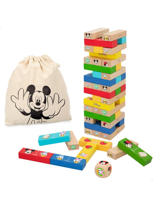 Woomax jogo de blocos de empilhar de madeira disney - Kiabi Woomax jogo de blocos de empilhar de madeira disney - Kiabi