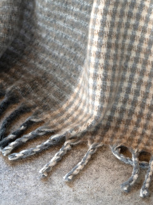 Xadrez de mohair macio - Kiabi Xadrez de mohair macio - Kiabi