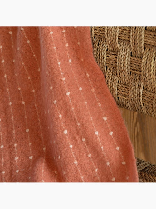Xadrez suave com franjas de aspeto mohair - Kiabi Xadrez suave com franjas de aspeto mohair - Kiabi