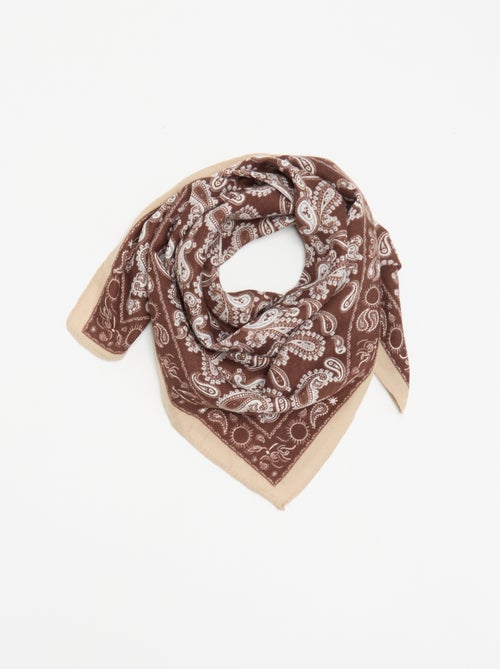 Xale estampado bandana - Kiabi Xale estampado bandana - Kiabi