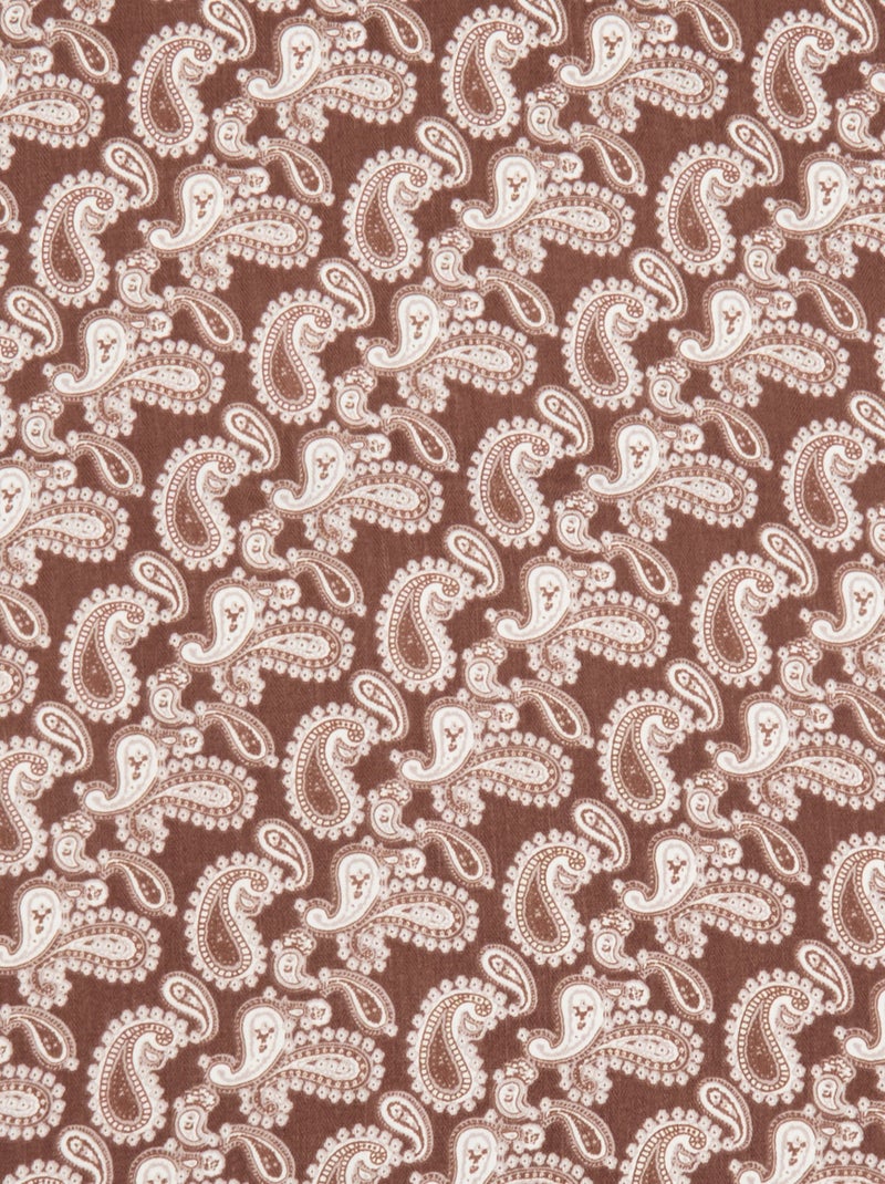 Xale estampado bandana Castanho - Kiabi