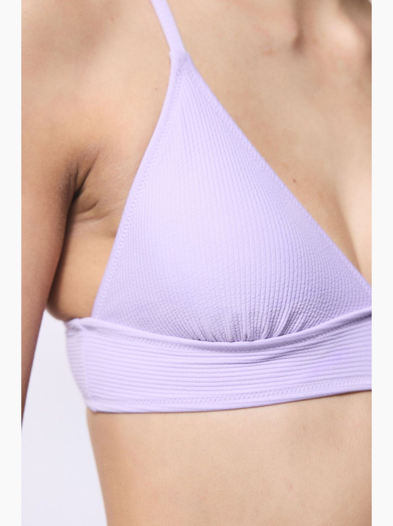 Yuna bralette top de biquíni penti Lavanda - Kiabi
