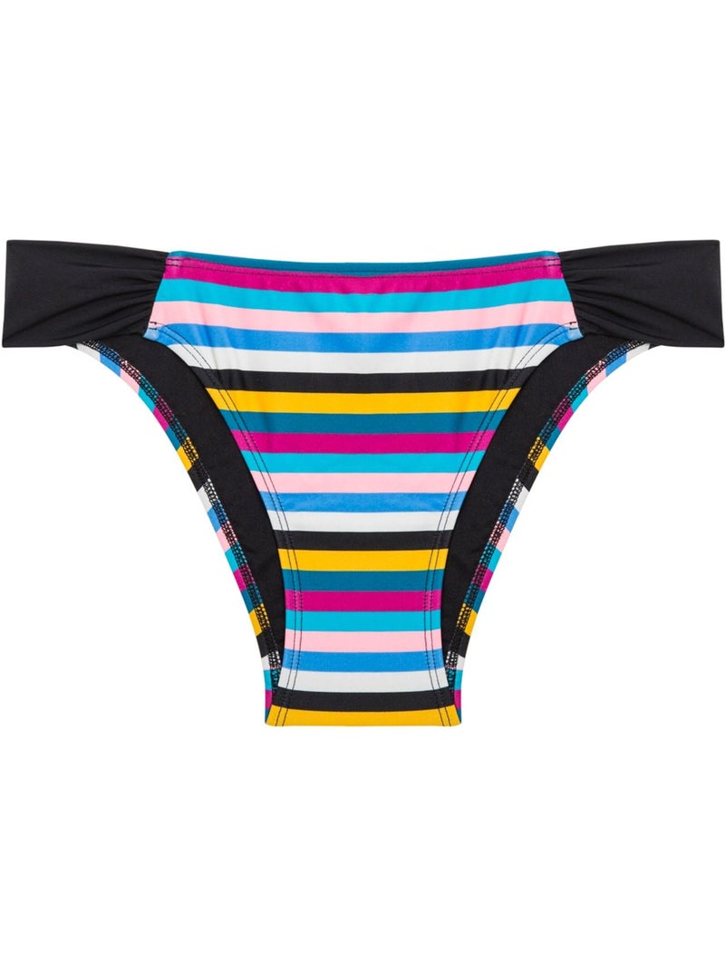Zigzag hipkini parte de baixo de biquíni penti Preto Azul - Kiabi